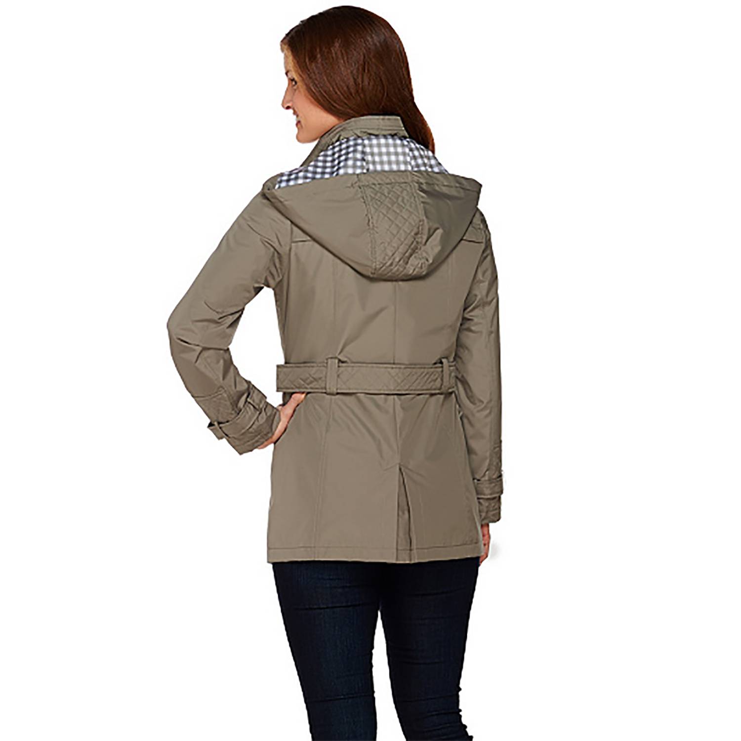 LIZ CLAIBORNE NEW YORK Size 3X Jacket with Quilting Details VISTA BLUE