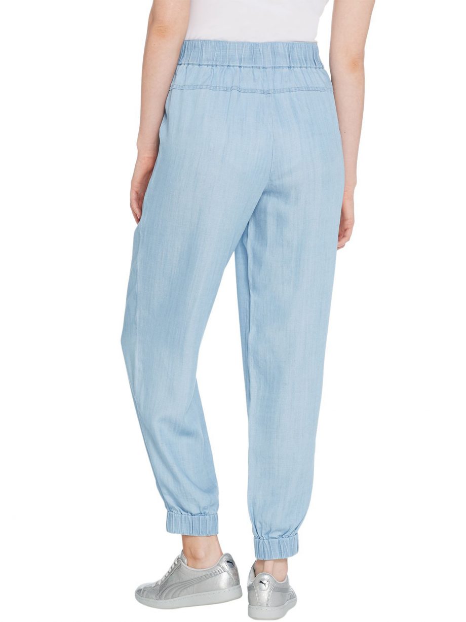 LISA RINNA Size 6 Lyocell Jogger Pants DARK WASH