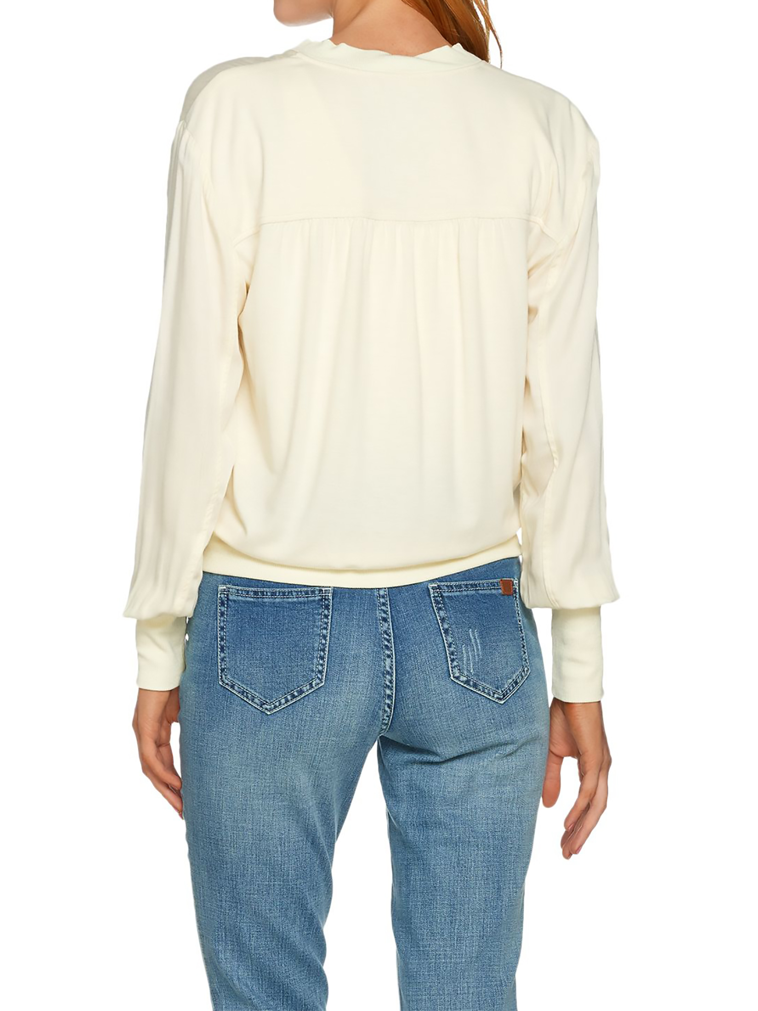 PEACE LOVE WORLD Size M Zip Front Summer Womens Bomber Jacket PALE BANANA