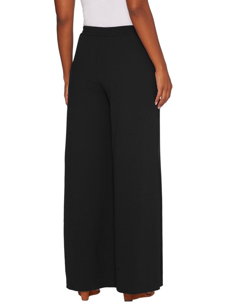 wide leg pull on pants