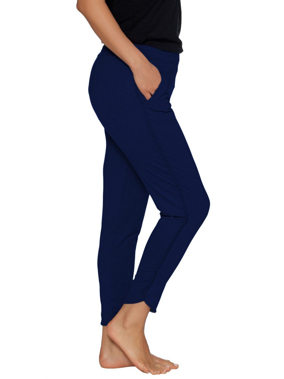 CUDDL DUDS Size XL Flexwear Ankle Pants NAVY