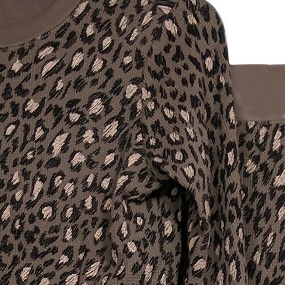 ANYBODY Size L Loungewear Cozy Knit Waffle Pajama Set TAUPE