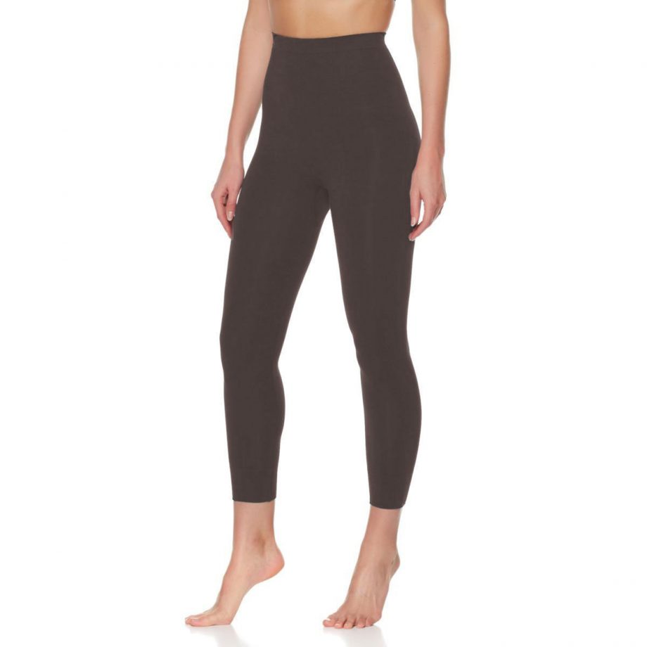 RHONDA SHEAR Size M High-Waist Cotton-Blend Shaping Leggings NAVY