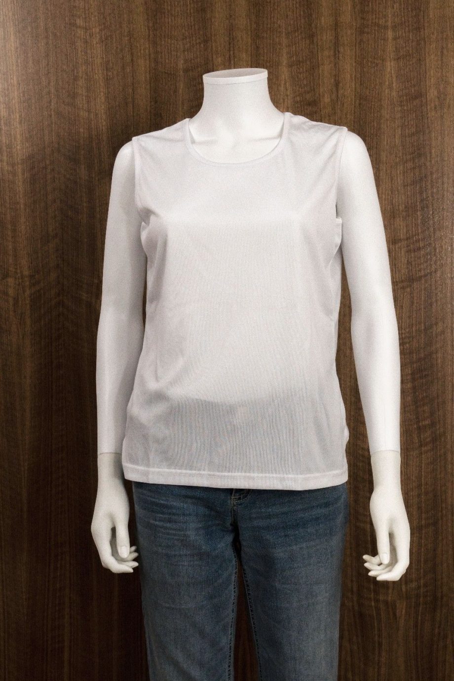 SALON STUDIO Size PM 2pc Button Down Shirt Blouse Top WHITE