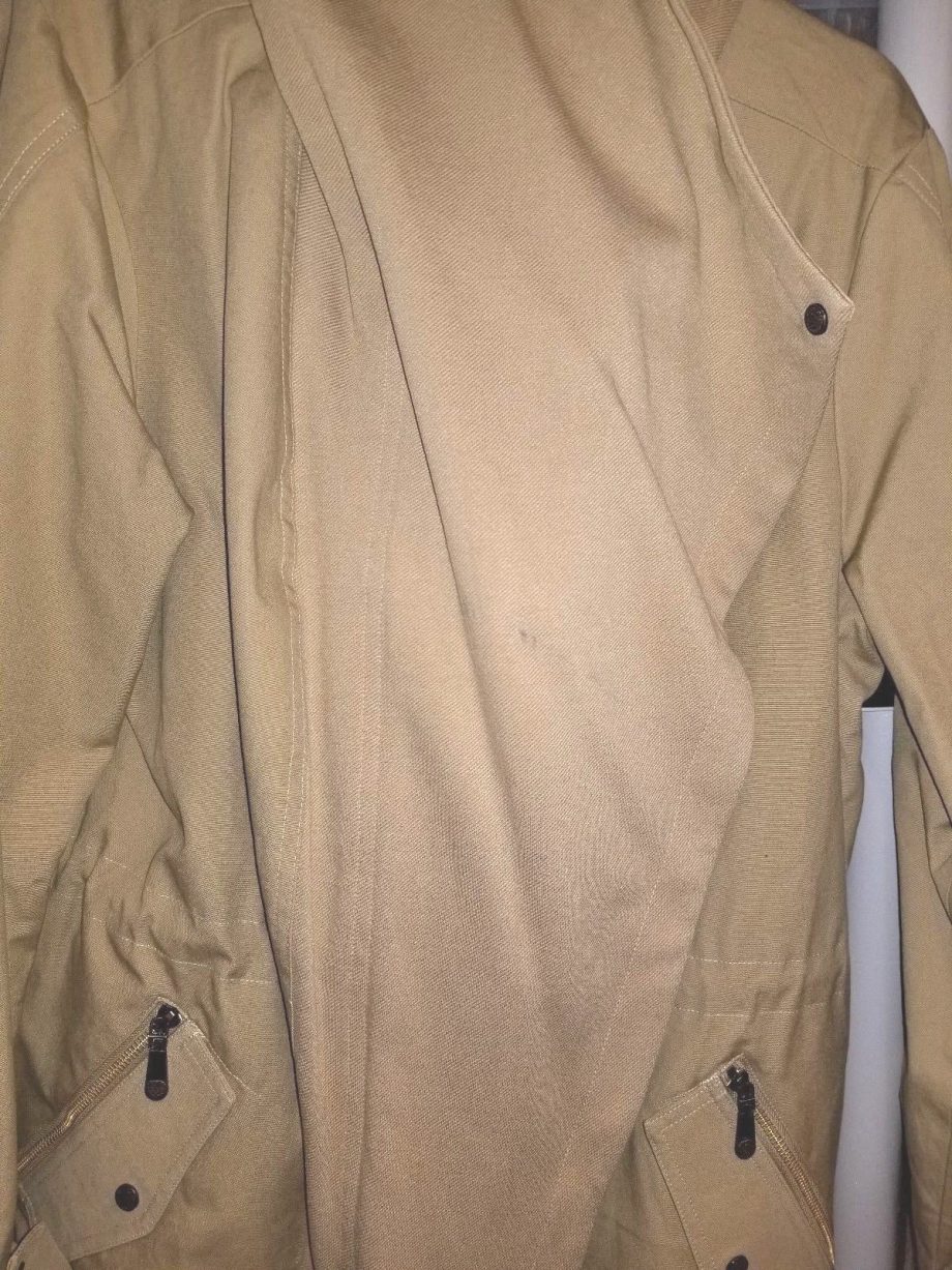 VINCE CAMUTO Size XL Long Sleeves Drapey Anorak Jacket KHAKI