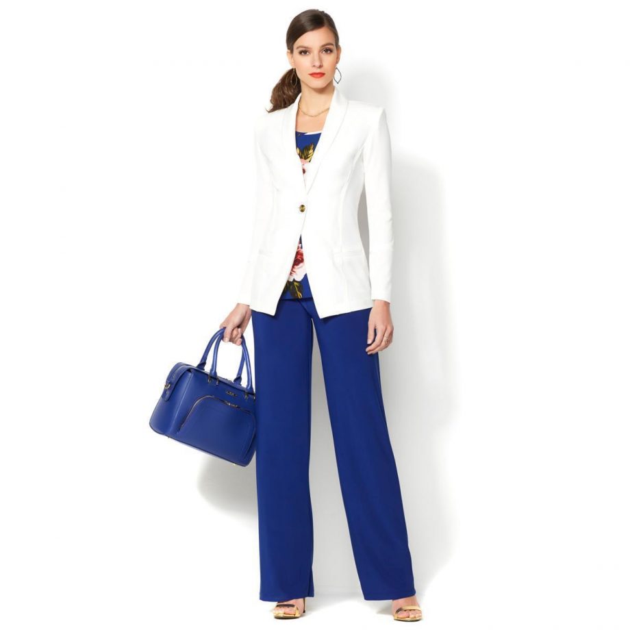 IMAN Size S Luxury Resort Boyfriend Blazer CREAM