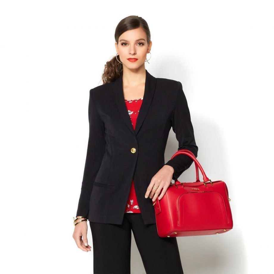 IMAN Size S Luxury Resort Boyfriend Blazer CREAM