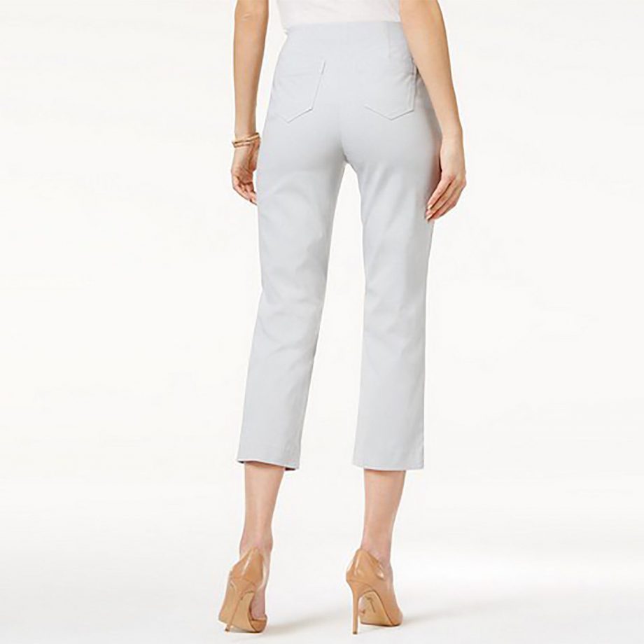 STYLE CO. Size XL Pull-On Capri Pants HARBOR GRAY