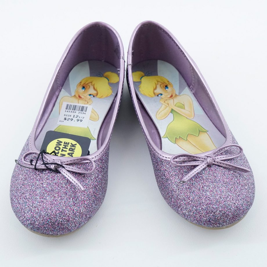 Disney Tinker Bell Girls Shoes Size 12.5