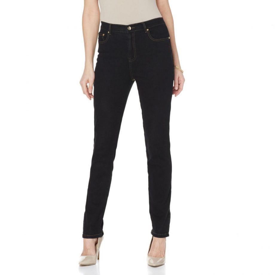 DIANE GILMAN Size 16PW Classic Stretch Denim Ankle Zip Skinny Jeans WHITE