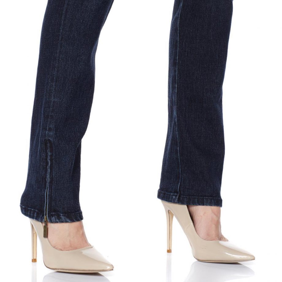 DIANE GILMAN Size 16PW Classic Stretch Denim Ankle Zip Skinny Jeans WHITE