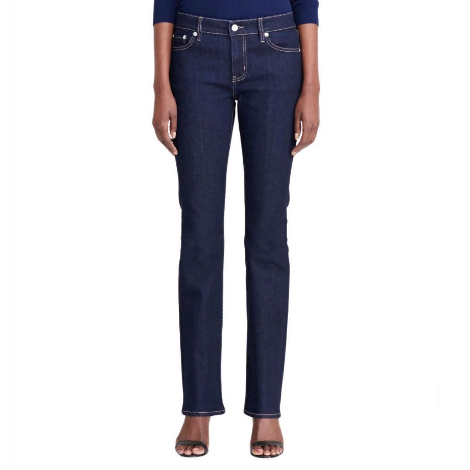 LAUREN RALPH LAUREN Size 8 Barnaby Denim Pants INDIGO