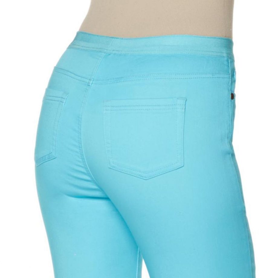 DIANE GILMAN Size XL Super Stretch Cropped Jeggings APRICOT